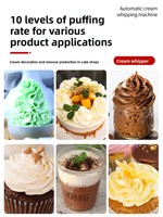 Distributeur de crème commercial de haute qualité pour café, pâtisserie, boissons froides et lait