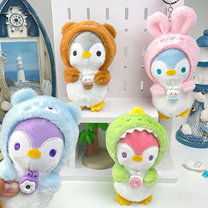 Llaveros de pingüino de peluche suaves y esponjosos, rellenos de algodón, accesorios para bolsos, recuerdo turístico - Product Image 1