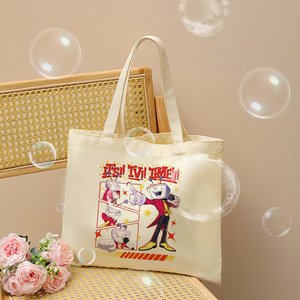 Bolsa <span class=keywords><strong>de</strong></span> lona personalizada con diseño del meme del <span class=keywords><strong>juego</strong></span> Tenna Deltarune Game Its TV Time, bolso <span class=keywords><strong>de</strong></span> hombro personalizado para viajes, bolsa <span class=keywords><strong>de</strong></span> compras reutilizable para mujer - Product Image 6
