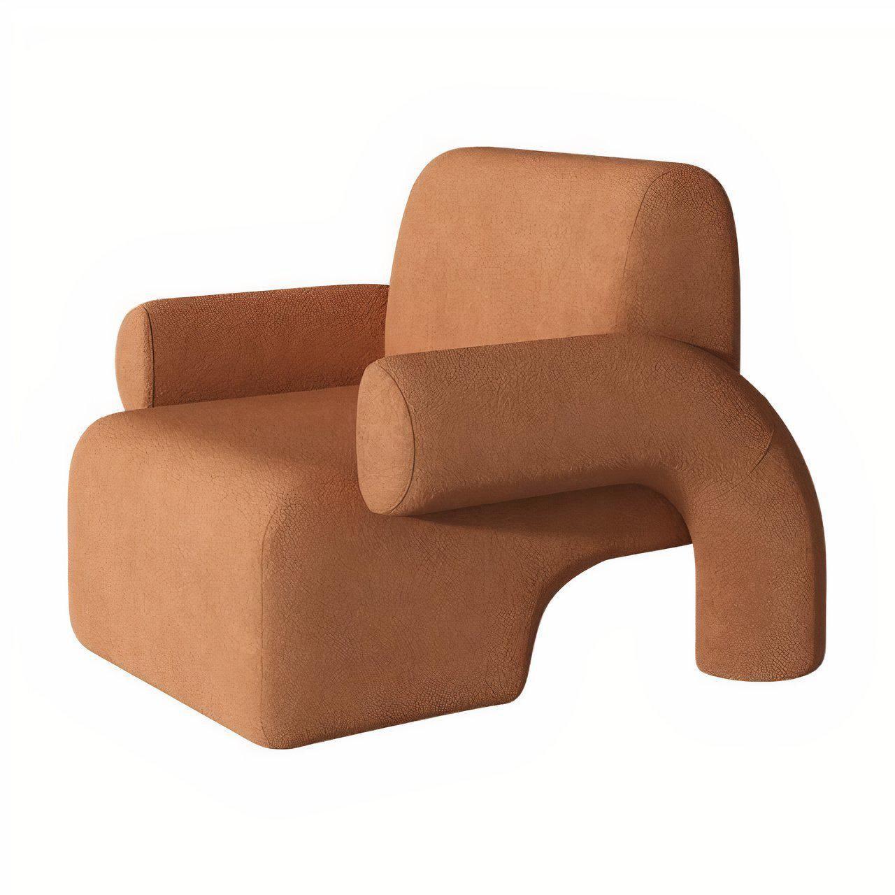 Luxury relax wool leisure home furniture modern fabric armchair bedroom living room chair