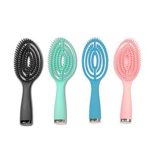 Herramientas de estilismo para el cabello, postizo de cerdas de nailon con ondas personalizadas, extensor suave y Flexible, cepillo para el pelo - Product Image 4