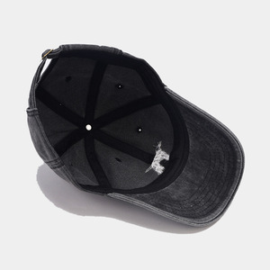 Cucciolo di cartone animato ricamato tendenza retrò vecchio anatra sport cappellini estivi Casual berretto da Baseball per le donne all'aperto protezione solare - Product Image 6