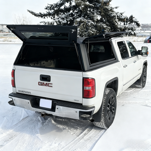 AUTOLUX Couverture de benne rigide étanche en aluminium véritable pour pick-up, avec verrouillage sans perçage, compatible Chevy Silverado <span class=keywords><strong>GMC</strong></span> <span class=keywords><strong>Sierra</strong></span> 1500 2500 - Product Image 3