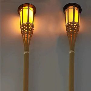 Waterproof Garden Fackel Outdoor Dancing 96 <strong>Led</strong> <strong>Solar</strong> Flickering Flame Light <strong>Battery</strong> Operated Tiki Torch Lawn Light - Product Image 3