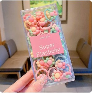 Commercio all'ingrosso della fabbrica 20 pz/scatola stile dolce bambino pollice corda per <span class=keywords><strong>capelli</strong></span> squisita elastico elastico per ragazze <span class=keywords><strong>accessori</strong></span> per <span class=keywords><strong>capelli</strong></span> per bambini - Product Image 5