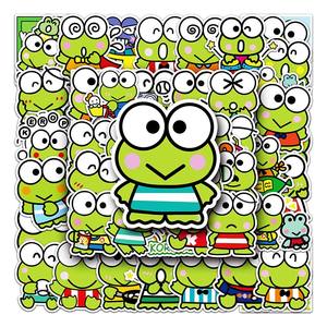 53 Pezzi di <span class=keywords><strong>Adesivi</strong></span> Carini Kero Kero Keroppi <span class=keywords><strong>per</strong></span> Regali <span class=keywords><strong>per</strong></span> Bambini, <span class=keywords><strong>Quaderni</strong></span>, Valigie, Laptop, <span class=keywords><strong>Adesivi</strong></span> Personalizzati a Tema Cartoni Animati - Product Image 1