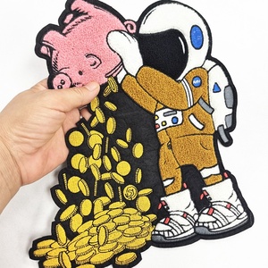 Chenille Hình Dạng Động Vật Các Bản Vá Lỗi Thân Thiện Với Môi Thêu Vải Cho Trẻ Em Của Quần Áo Tiger Elephant <span class=keywords><strong>Panda</strong></span> Owl Dễ Thương Các Tính NĂNG - Product Image 4