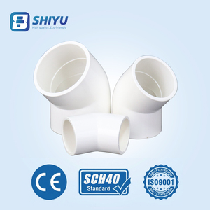 Raccord coudé à 45 degrés en <span class=keywords><strong>PVC</strong></span> ASTM Schedule <span class=keywords><strong>40</strong></span> pour conduite d'eau haute pression, 2-1/2", 3", 4" - Product Image 1
