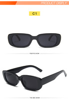 Nouvelle arrivée de petites lunettes de soleil carrées tendance pour femmes Lunettes de soleil colorées en stock