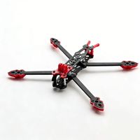 Châssis de drone FPV en fibre de carbone 4/5/6/7/8 pouces, accessoire de course durable et léger, fabriqué en Chine