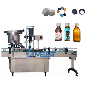 Alta precisão automática tampando máquina Screw Capper com tampa alimentador personalizável tampando máquina capper