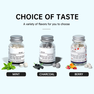 <strong>Best</strong> Selling Herbal Teeth <strong>Whitening</strong> <strong>Charcoal</strong> <strong>Toothpaste</strong> Tablets Anti-Cavity Mouthwash for Adults Wholesale Chewable <strong>Toothpaste</strong> - Product Image 4