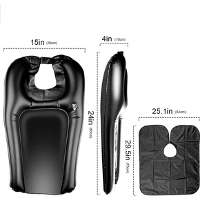 Ciotola per Shampoo gonfiabile, lavandino portatile, lavabo per Shampoo leggero per anziani, disabili, incinte, ferite, a <span class=keywords><strong>letto</strong></span>, Handicap - Product Image 6