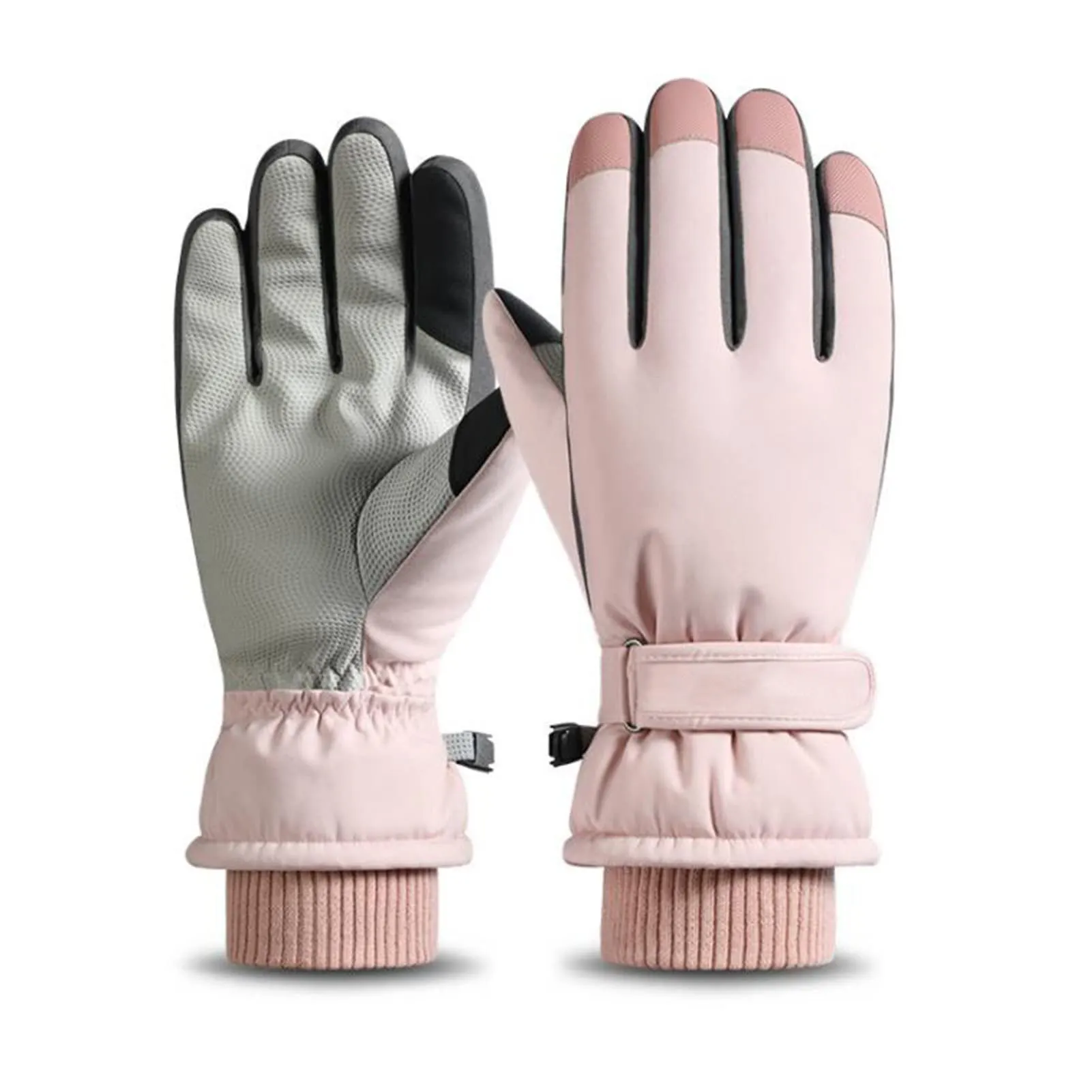 Insulated Women Waterproof Resistant Warm Driving Running Winter Cycling Windproof Ski Gloves
