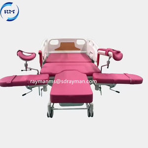 Table d'accouchement portable pour hôpital, <span class=keywords><strong>lit</strong></span> d'examen gynécologique, <span class=keywords><strong>lit</strong></span> d'accouchement chirurgical intégré, <span class=keywords><strong>lit</strong></span> de maternité et de salle de soins - Product Image 3