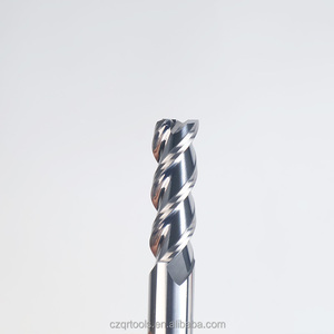 Fraise à queue solide à 3 cannelures pour machine de découpe CNC, outil de fraisage pour l'aluminium - Product Image 2