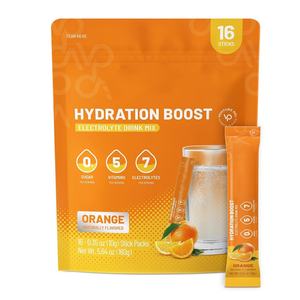 Produsen Bubuk Elektrolit Label Pribadi OEM untuk Suplemen Olahraga, Bubuk Elektrolit Hidrasi, Minuman dalam Kemasan Besar 16 Sachet - Product Image 6