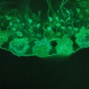 150/2 fil lumineux tendance en polyester recyclé haute élasticité longue durée de vie <span class=keywords><strong>course</strong></span> de nuit technique de broderie haute luminosité - Product Image 4