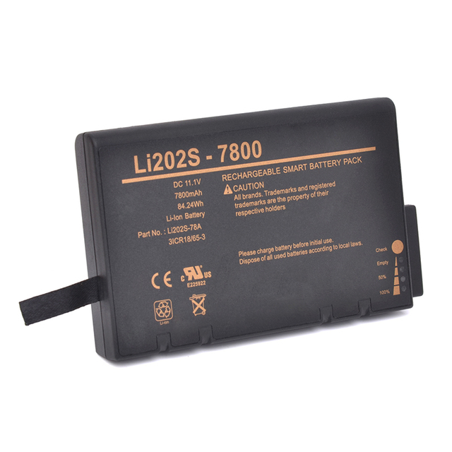 10.8V 7800mAh Rechargeable LI202S-7800 LI202S-78A 146-0127-00 Lithium Ion Medical Battery for Spacelabs MCare300 MCare300D