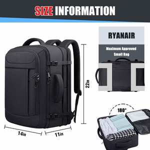 Extra Large Travel Laptop <b>Backpack</b> RFID Blocking TSA Design Waterproof Multifunction Pockets for Travel Essentials Organization - Product Image 3