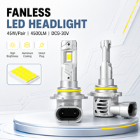 Phare LED sans ventilateur SFIDA WM20, design silencieux, refroidissement passif LED, lumière de voiture sans bruit, plug and play