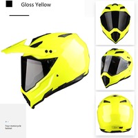 Casque de moto tout-terrain intégral exclusif transfrontalier certifié US DOT et CE européen