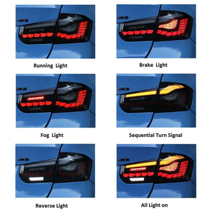 Luz trasera <span class=keywords><strong>LED</strong></span> para BMW Serie 3 F30 F35 F80 2014 2015 2016-19 señal de giro dinámica freno advertencia Reflector lámpara montaje de coche - Product Image 2