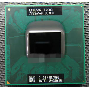 Intel Core 2 Duo T7500 SLA44 SLAF8 2.2 GHz Prosesor CPU Dual-Core Dual-Thread 4M 35W Soket <span class=keywords><strong>P</strong></span> - Product Image 1