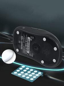 0,88mm uso general vidrio redondo ratón Skatez Ultraglide PTFE ratones pies pegatinas almohadillas - Product Image 4