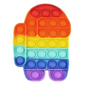 Usine Rocket Shape Fidget It Stress Release Toys Premium pet Silicone Push Bubble Cadeaux Enfants Retour pour l'anniversaire - Product Image 2