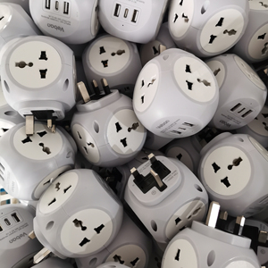 5 bên nóng bán 1 để 4 cách điện Extender Ổ cắm điện tường Power Adapter với <span class=keywords><strong>USB</strong></span> + Loại C Cổng - Product Image 1