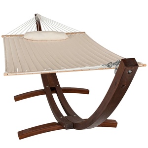 Natural Color for Sale 55" Double Quilted Fabric <strong>Hammock</strong> <strong>Swing</strong> With Pillow - Product Image 1