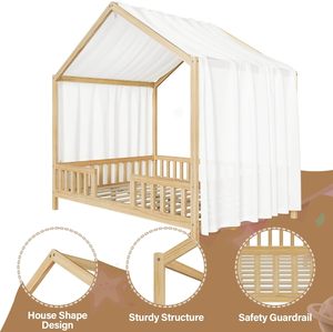 <span class=keywords><strong>Cama</strong></span> Infantil Creativa de Estilo Europeo, <span class=keywords><strong>Cama</strong></span> <span class=keywords><strong>Montessori</strong></span> con Diseño de Casa de Árbol, Color Personalizado, Camas Dobles de Madera para Niños - Product Image 5