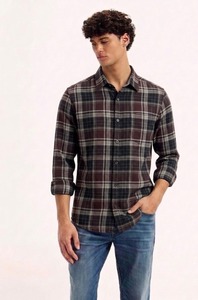 Camisa Oxford a Cuadros para Hombre, Algodón, Corte Slim, Casual, Formal, Manga Larga, Calidad de Exportación, Proveedor Mayorista - Product Image 4