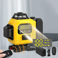 Mini niveau laser 4D 16 lignes 360 Laser à nivellement automatique avec croix verticale et horizontale avec télécommande