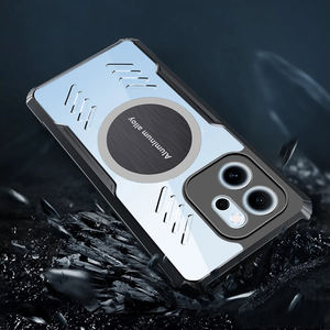 Pour <span class=keywords><strong>OPPO</strong></span> <span class=keywords><strong>Reno</strong></span> 14 14F 13 12 11 10 9 8T 7 PRO Lite Étui de téléphone magnétique à haute perméabilité anti-rayures Protection des quatre coins - Product Image 3