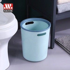 5.3L/7.7L Plastic Round Waste Basket Trash Can <strong>White</strong> Blue Waste <strong>Bin</strong> Garbage <strong>Bin</strong> for Living Room Bathroom <strong>Kitchen</strong> Office Dorms - Product Image 6