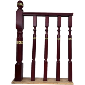 Nhà Sản Xuất Tốt Nhất Bán Mới Nhất Thiết Kế Hiện Đại Bằng Gỗ Cầu Thang Lan Can Cho Biệt Thự Trong Nhà Cầu Thang Lan Can Với Chất Liệu Cao Su - Product Image 2