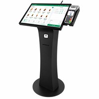 Kiosque de paiement en libre-service Android 32/43 pouces avec écran tactile et lecteur de paiement pour hôtels et restaurants