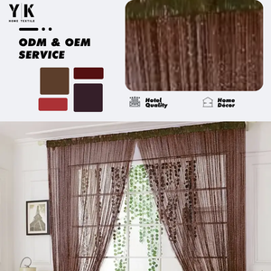 Wholesale Party Decoration Bold Encryption Window Curtains Panel String Curtain Door <strong>Fly</strong> <strong>Screen</strong> Hanging <strong>Beaded</strong> Curtains - Product Image 1