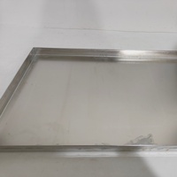 Bac de récupération d'huile métallique robuste, bac de collecte des liquides rectangulaire en métal pour machines, bac de récupération des condensats d'eau pour générateur