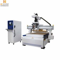 Máquina CNC para corte de madera M-Shine 1328 de operación estable, tipo sierra, para corte de paneles