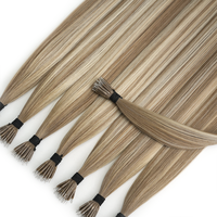 Meilleur choix pour les salons américains : Cheveux européens à pointe nano, Cheveux russes Remy double drawn, Qualité de luxe, Cheveux vierges à cuticules alignées