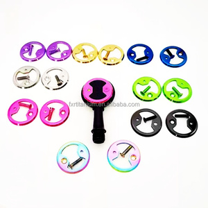 Taquets d'arc de plaque de pédale en titane GR5 haute résistance pour vélos de route et vtt emballés en usine personnalisés Wahoo <span class=keywords><strong>Speedplay</strong></span> Zero Comp Nano - Product Image 2