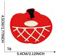 Autocollants brodés en feutre non tissé série Cartoon Apple pour coques de téléphone portable, carnets, patchs de décoration DIY et accessoires vestimentaires