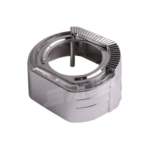 LED Angel Eyes 80mm 95mm Shrouds Cover DRL Angel Eyes White Yellow Dual Color HID Xenon Led <b>Projector</b> Lens Housing Covers - Product Image 3