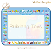 Tapis de dessin aquatique éducatif pour enfants 44*32CM, jouet de peinture colorée avec stylos magiques, idée cadeau