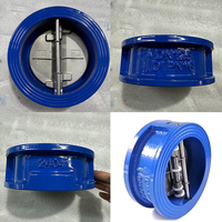 Válvula de Retención Manual de Acero Inoxidable Tipo Wafer con Resorte y Sellado EPDM