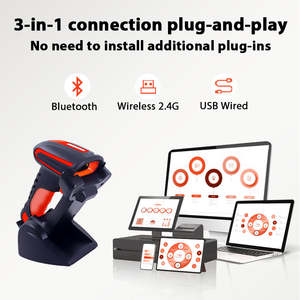 <span class=keywords><strong>Lecteur</strong></span> de codes-barres industriel 8911W 1D QR 2D, <span class=keywords><strong>lecteur</strong></span> de codes-barres USB Plug & Play portable pour <span class=keywords><strong>iPhone</strong></span>, Android, ordinateurs et POS - Product Image 4