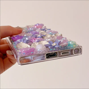 Luxe Femmes Filles Bling Paillettes Cristal Arc Rose Fleur Diamant Téléphone étui pour samsung S24 S23 S22 S21 Ultra Note20 Note10 <span class=keywords><strong>A32</strong></span> - Product Image 6